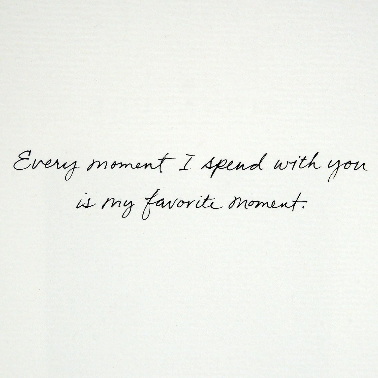 Carte d'amour – Signature de Hallmark – « Favorite moment » (Carte romantique de la Saint-Valentin, carte d'anniversaire ou carte de fête)