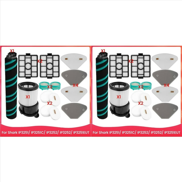 2Conjunto para Aspiradora para IP3251/IP3251C/IP3252/IP3251EUT, Pieza, Cepillo Giratorio, Filtro, Estación Base de Algodón, Accesorios de Filtro
