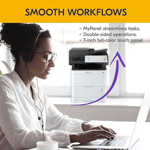 Kyocera KYOMA3500CIFX All-in-One Color Laser Printer - Multicolor