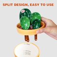 thumbnail image 4 of Cactus Measuring Spoons Set in Pot, Cute Ceramic Measuring Spoons and Cups, Kitchen Cacti Spoon with Holder, Baking Measuring Cups Ornaments Gift, 4 of 8