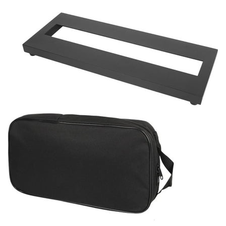 Aluminum Alloy Effect Pedal Plate Light Weight Pedal Board Guitar Effect Pedal Board with Carrying Bag for Guitar Pedals