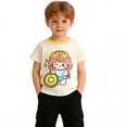 thumbnail image 4 of OVAFBAU Boys Short Sleeve T Shirts Kids Summer Tops Toddler Unisex T Shirt Graphic Short Sleeve Versatile Sleeveless Tops, 4 of 8