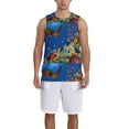 thumbnail image 6 of Rocae Colorful Coral Reef for Men's Basketball Jersey Lightweight and Breathable Athletic Tank Top,Quick-Drying Sports Jersey Small, 6 of 9