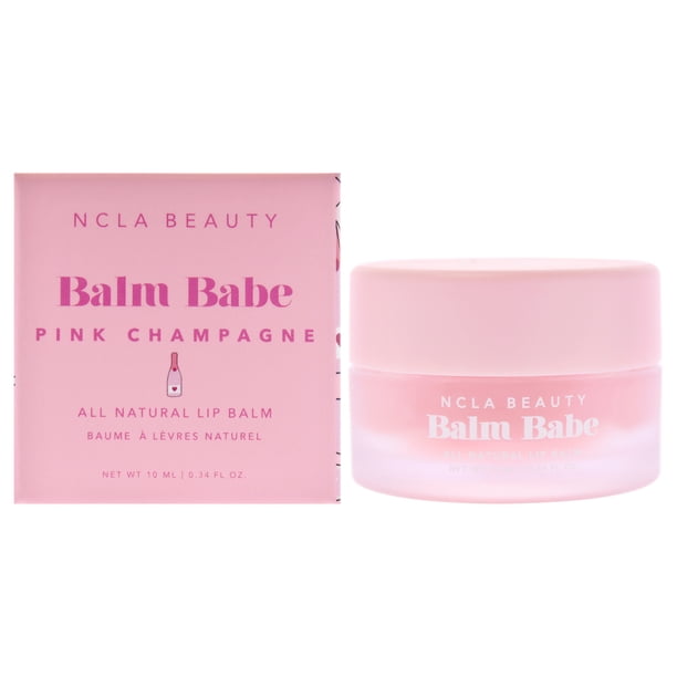 Bálsamo labial totalmente natural Balm Babe - Pink Champagne de NCLA para mujer - 0.34 oz
