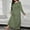 Army Green, variant on Fazvaoo Ladies Nightgowns Long Sleeve Long Nightgowns Casual Pajama(Green,Size S-5XL)