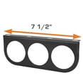 thumbnail image 4 of GlowShift | 52mm Black Universal Triple Gauge Under Dashboard Mounting Bracket Pod for Cars and Trucks, 4 of 6