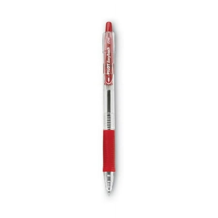 Easytouch Ballpoint Pen, Retractable, Fine 0.7 Mm, Red Ink, Clear Barrel, Dozen | Bundle of 2 Dozen