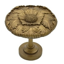 Urbanest Medallion Curtain Holdback – Elegant Drapery Tieback, Farmhouse Drapery Hardware for Stylish Window Treatments, 1 Piece, Renaissance Gold