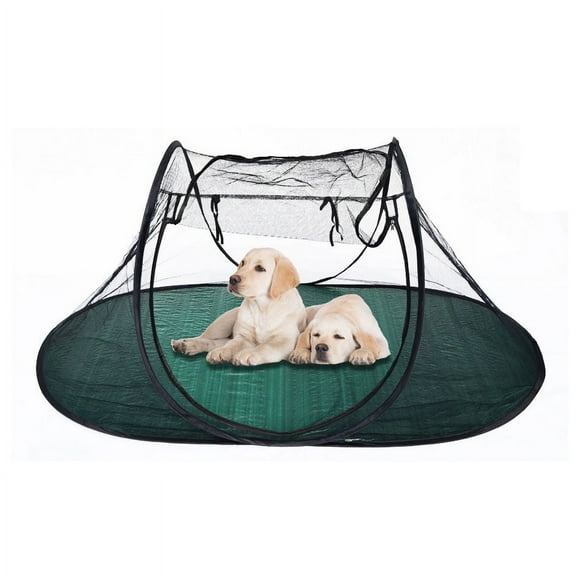 SUNNYOUTDOOR Portable Pet Playpen Pop Up Pet Cat Tents Portable Cat Dog Exercise Tent Puppy Dog Cat Soft Tent with carry bag