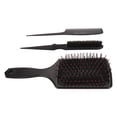 thumbnail image 3 of Hairdressing Comb Set, Scalp Massage Hair Brush Comb Set Prevent Slipping Paddle Hair Brush Pointed Tip  for Home Use, 3 of 7