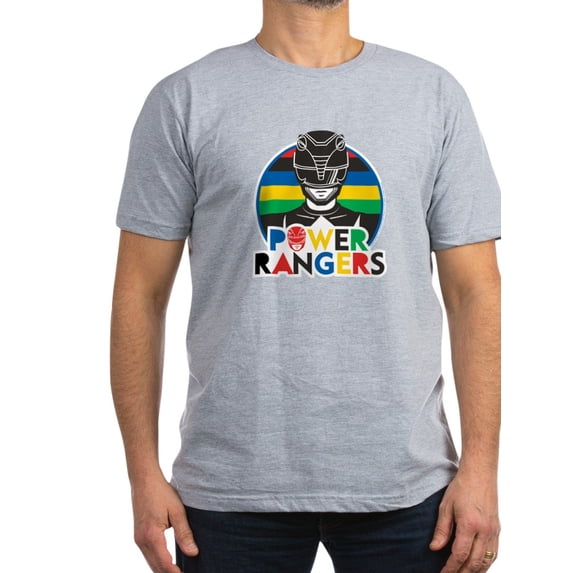 CafePress - Power Rangers Black Ranger Men's Classic T Shirt - Men's Fitted T-Shirt