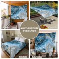thumbnail image 6 of Blue Gold Marble Large Tapestry for Bedroom Wall Hanging Tapestry, Modern Abstract Geometric Gradient Ceiling Backdrop Tapestries Poster Blanket Wall Decor for Teens Room Living Room Dorm 100" x 59", 6 of 8