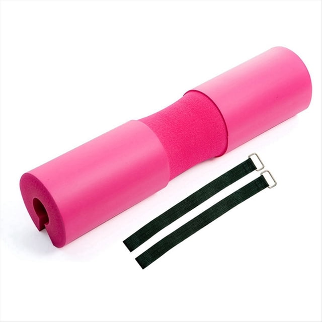 Almohadilla de Levantamiento de Pesas para Soporte de Cuello y Hombros, para Entrenamiento de Cadera, Antideslizante, Equipo de Gimnasio para Culturismo, Color Rosa