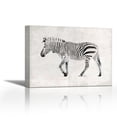 thumbnail image 1 of Zebra - Contemporary Fine Art Giclee on Canvas Gallery Wrap - wall décor - Art painting - 32 x 24 Inch - Ready to Hang, 1 of 2