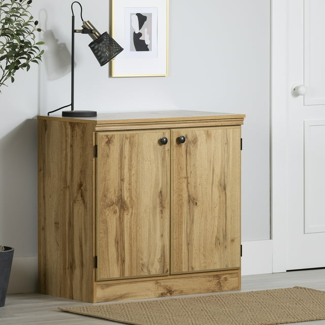 South Shore Morgan Small 2-Door Storage Cabinet, in Nordik Oak