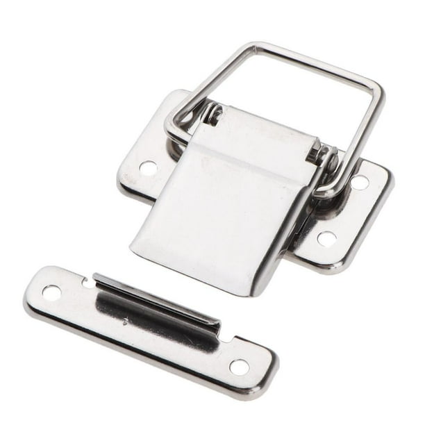 Riwesomey Stainless Steel Metal Spring Loaded Latches Hardware Toggle Hasp Catch Boat Type3 NO3