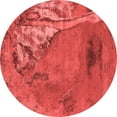 thumbnail image 1 of Ahgly Company Indoor Round Oriental Red Industrial Area Rugs, 6' Round, 1 of 4