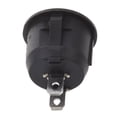 thumbnail image 4 of 20Pcs AC 6A 10A 250V on Off Snap In SPST Round Boat Rocker Switch Black, 4 of 4