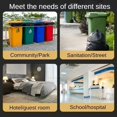thumbnail image 3 of 20/50/100PCS Thickened Black Large Capacity Garbage Bags Kitchen Hotel Cleaning Oversized Disposable Trash Bag 80x100cm 100PCS, 3 of 5