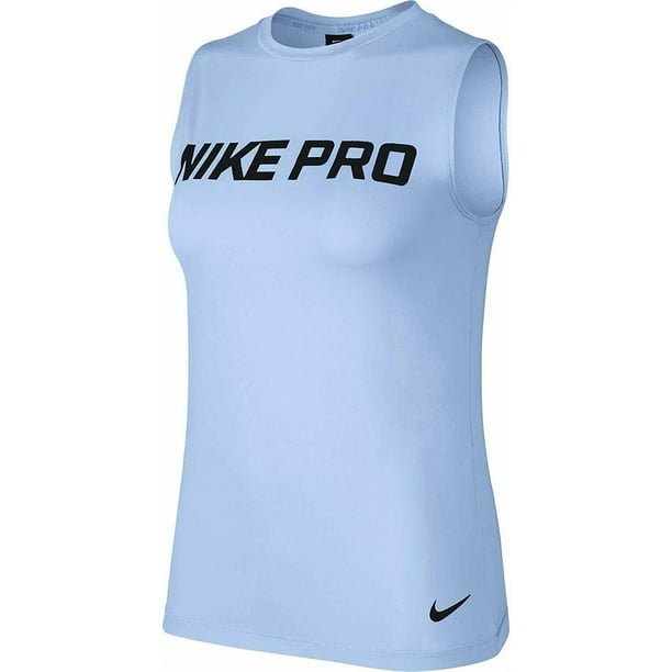 Sala Tecnología semestre Nike Women's Pro Intertwist Muscle Tank Top Royal Tint Size S - Walmart.com