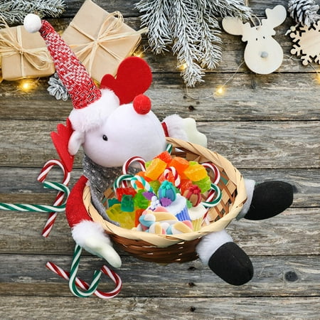 

1PC Christmas Candy Storage Santa Snowman Candy Bowl Candy Christmas Decoration Snacks Holiday Table Decoration Tray Small Ornament Set
