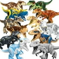 thumbnail image 2 of Dinosauriefigurer, Indominus T Rex-block, Stort dinosaurieblock, Barnkalas orang, 2 of 2