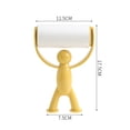 thumbnail image 5 of Joernso Paper Sticky Roller Tearable Portable Good Adhesion Human-shaped Lint Roller Standing Hair Sticking Device for Office, 5 of 8