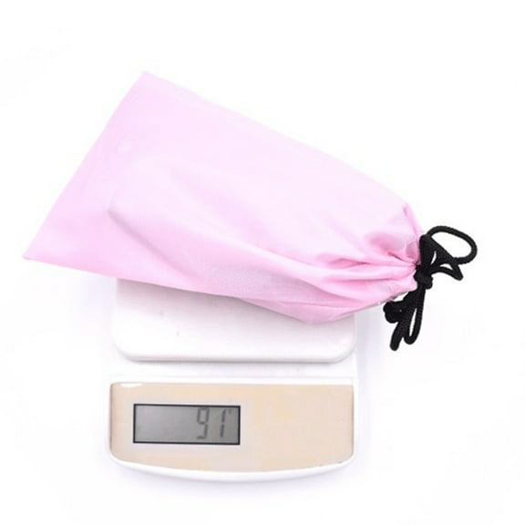 Portable Footrest Adjustable Height Office Travel Flight Foot Rest Hammock (Pink)