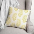 thumbnail image 3 of Creative Products Yellow Fern Leaves 18 x 18 Indoor / Outdoor Pillow, 3 of 3
