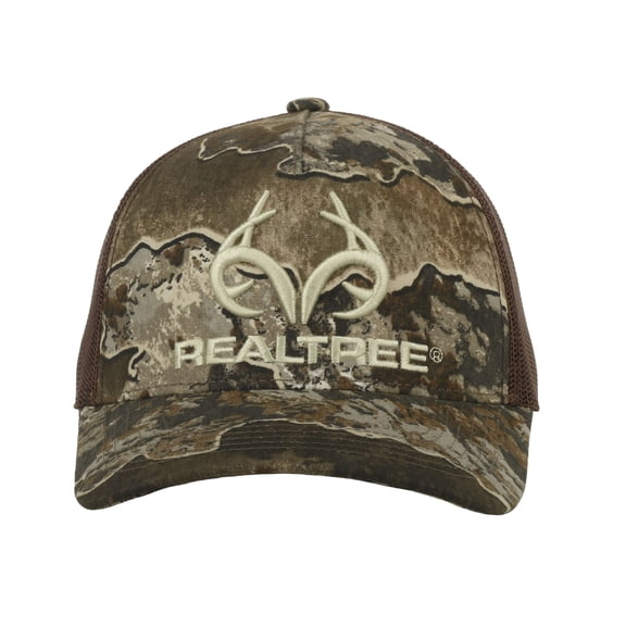 Realtree® Excape Camo Hunting Trucker Hat – Mid Profile Mesh Back Snapback, One Size