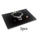 thumbnail image 5 of Organizador de anillos con 5 ranuras para 100 anillos, organizador de anillos, soporte para joyas Esponja negra, 5 of 8