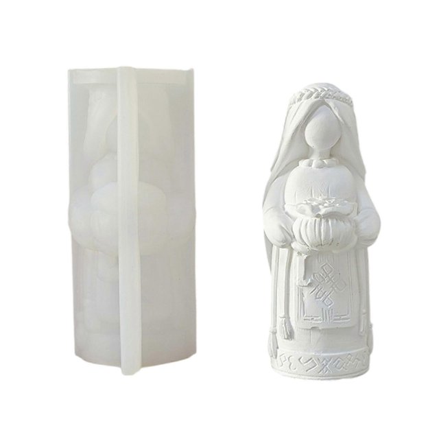 Bride Silicone Mold Easy Releasing Moulds Reusable Crafting Moulds Candle and Soaps Moulds Silicone Texture for Crafting
