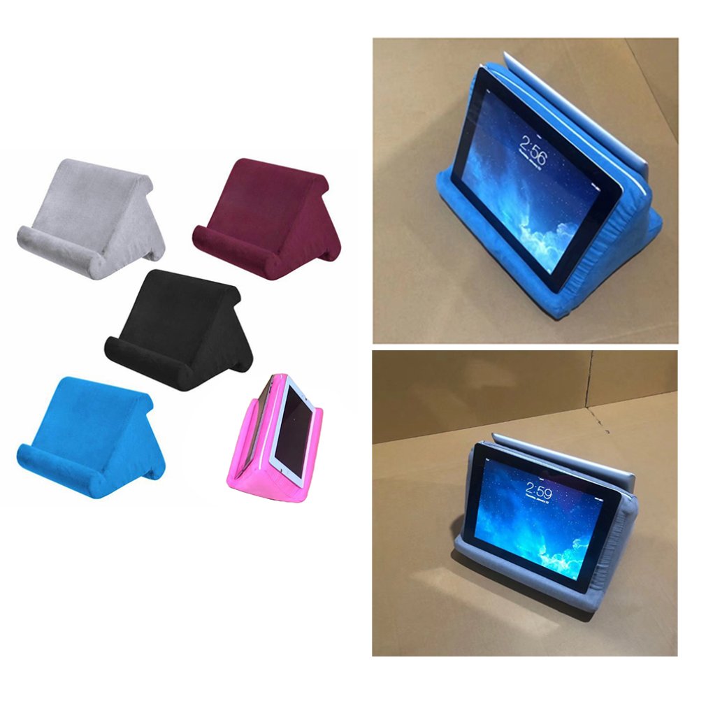 For Ipad Pillow MultiAngle Reading Tablet Phone Holder Soft Pillow