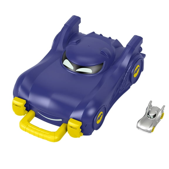 Fisher-Price DC Batwheels Bam the Batmobile Carrying Case with 1:55 Scale Toy Car