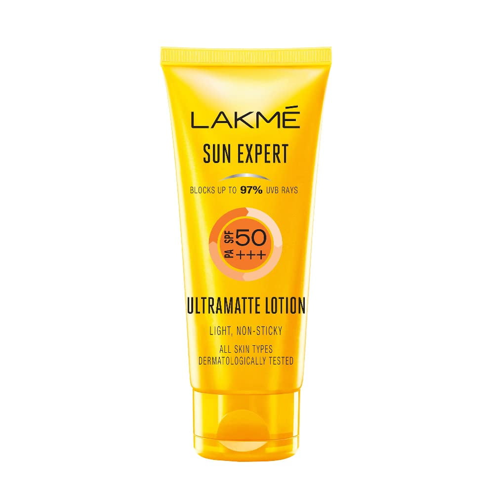 Lakme Sun Expert SPF 50 PA+++ Ultra Matte Lotion Sunscreen - 50ml -  