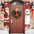 thumbnail image 1 of Fiudx Ofertas relámpago del día Feliz Navidad, carteles para puertas, carteles para porches, carteles colgantes, banderas navideñas, paredes del hogar, interiores, exteriores, decoraciones para fiest, 1 of 6