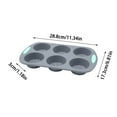 thumbnail image 3 of Festive Wreath Ice Cubes Tray for Drinks and Party Silicone Easy Release 6-Cavity with Holiday Pattern for and Clear Freezing, 3 of 4