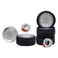 thumbnail image 4 of 4 llantas hexagonales de repuesto para ruedas, piezas de repuesto de goma profesional 1/64, neumáticos planos y llantas para accesorios, piezas para plata yotijar Run Flat Neumáticos Rueda Llanta, 4 of 7