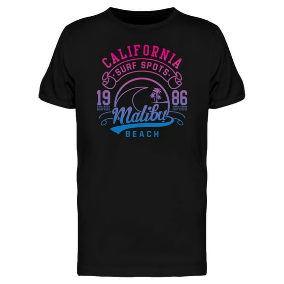 Surf Malibu Sport 1986 T-Shirt Men -Image by Shutterstock, Male 3X-Large