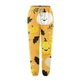 thumbnail image 4 of Womens Pants Festival Sweatpants Printed Drawstring With0Pockets Cartoon Orange Trousers Pants for Women S, 4 of 4