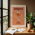 thumbnail image 4 of Spritz - Veneto Italy Illustration Cocktail Typography Kitchen Decor Vintage Poster Modern Art Pop Art Bar Unframed Wall Art Print 12 x 18 inches, 4 of 60