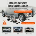 thumbnail image 2 of KFFKFF Portable Car Lift, 25.6" Max Height, 5,000 LBS Capacity, Heavy-Duty Steel Construction with Extended-Length Plates, 120V Power Unit for Home Garage and Workshop Use, 2 of 9