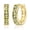 Gold,August, variant on Hoop Earrings for Women Trendy, Tiny Mini Small Huggie Earrings, Cubic Zirconia Rainbow Earrings Rose Gold, Safety Pin Flat Back Stud Earrings, Tragus Piercing Jewelry
