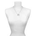 thumbnail image 3 of Delight Jewelry Silvertone Small Gelato Script Initial - L - To the World You are a Mother Locket Necklace, 3 of 4
