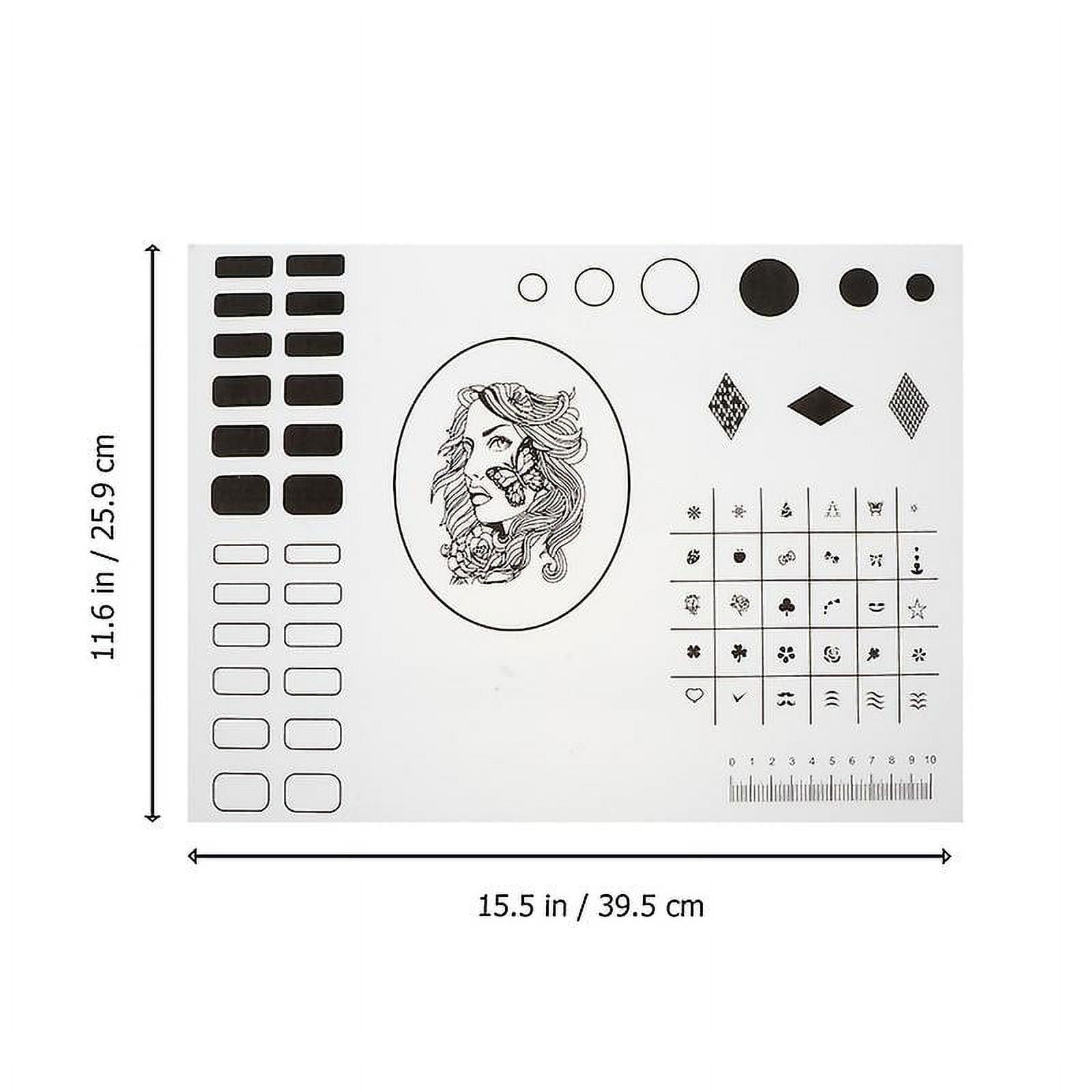 2pcs Nail Art Mat