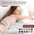 HC Collection Hotel Luxury Bed Sheet & Pillowcase Set 1800 Series