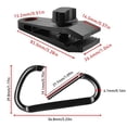 thumbnail image 2 of Clips de lona CLIO Heavy Duty Lock Grip con mosquetón, 24 unidades, 2 of 6