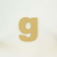 thumbnail image 3 of Package of 1, 12 Inch X 3/4" Thickness MDF Letter g in The Arial Font, Thick, Lower Case for Art & Craft Project, Made in USA, 3 of 4