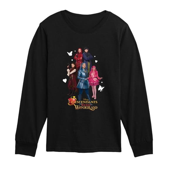 Descendants: Wicked Wonderland - Character Collage Long Sleeve Graphic T-Shirt