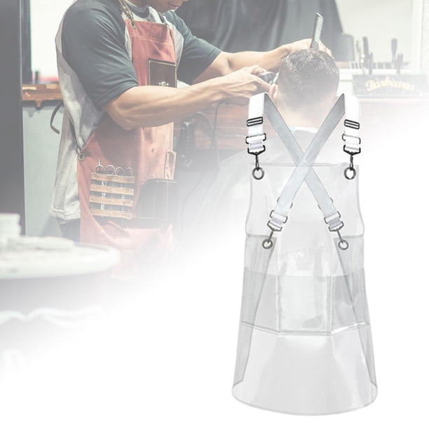 Delantal Transparente Perfecl de Trabajo Cocina Material TPU 80cm